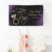 Laatste Fling Bachelorette Party - Paars Spandoek (Insitu)