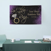 Laatste Fling Bachelorette Party - Paars Spandoek (Beurs)
