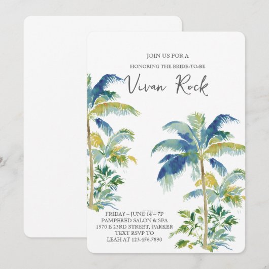 Laatste Fling voor de Ring Bachelorette Bash Kaart (Voorkant / Achterkant)