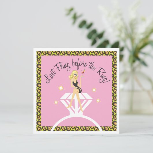 Laatste Fling vóór de Uitnodiging van de Bachelore (Staand voorkant)