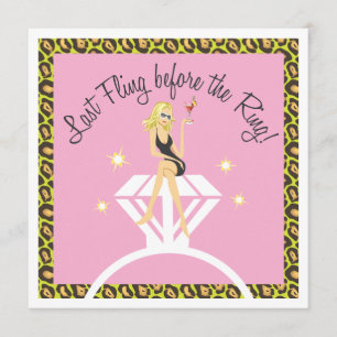 Laatste Fling vóór de Uitnodiging van de Bachelore