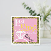 Laatste Fling vóór de Uitnodiging van de Bachelore (Staand voorkant)