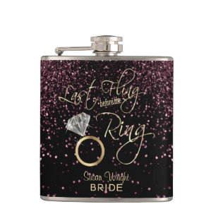 Laatste Fling voor Ring - Roos Gold Heupfles