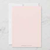 Laatste Fling Zebra Bachelorette Invitation (oranj Kaart (Achterkant)