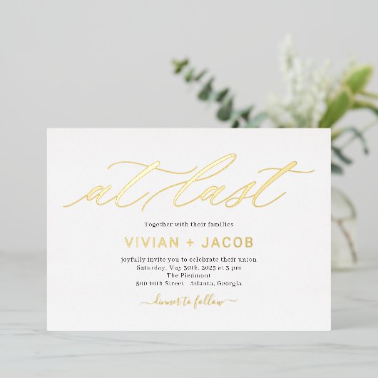 Laatste Folie Uitnodiging voor kleurentweddenschap (Staand Voorkant)