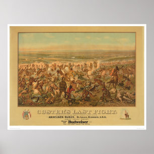 Laatste gevecht van Custer (2610A) Poster