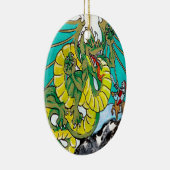 laatste gevecht (verticaal) keramisch ornament (Rechts)