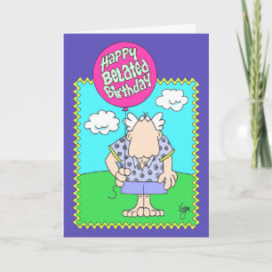 LAATSTE GEZICHTE, achtergebleven verjaardagskaart Kaart