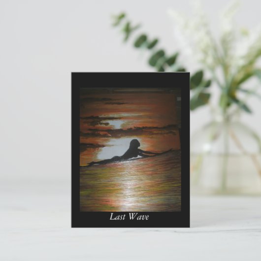 Laatste golf briefkaart (Staand voorkant)