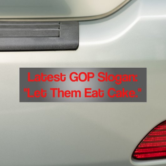 Laatste GOP-slogan: Bumpersticker (Op auto)