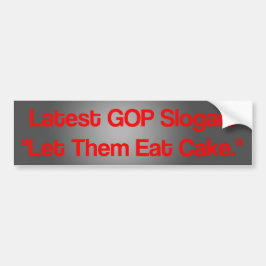 Laatste GOP-slogan: Bumpersticker