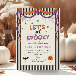 Laatste Halloween Kinderverjaardagsfeestje Kaart