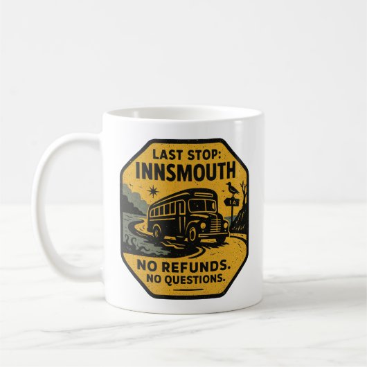 Laatste halte: Innsmouth –  Transit Warning SIG Koffiemok (Links)