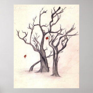 Laatste herfst poster