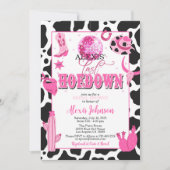 Laatste Hoedown Bachelorette/Bridal Shower Uitnodi Kaart (Voorkant)