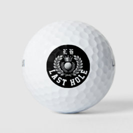 Laatste Hole LH Monogram Kroon- en Lauwerkrans Golfballen