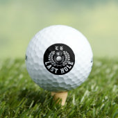 Laatste Hole LH Monogram Kroon & Lauwerkrans Golfballen (Insitu Shirt)