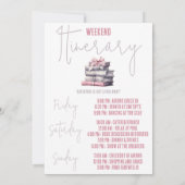 Laatste hoofdstuk, boek thema Bachelorette weekend Kaart (Achterkant)