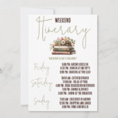 Laatste hoofdstuk, boek thema Bachelorette weekend Kaart (Achterkant)