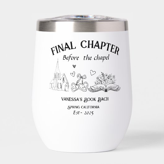 Laatste hoofdstuk voor de Chapel Book Bachelorette (Voorkant)