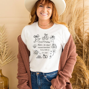 Laatste hoofdstuk voor de Chapel Book Bachelorette T-shirt