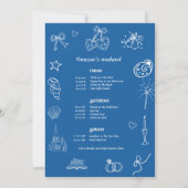 Laatste hoofdstuk voor de kapel Boek Bachelorette Kaart (Achterkant)