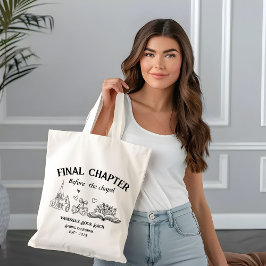Laatste hoofdstuk voor het kapittel Boek vrijgezel Tote Bag