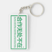 Laatste huis design sleutelhanger (achterkant)