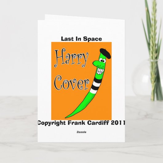 Laatste in de ruimte kaart (Achterkant)