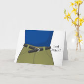 Laatste inkeping? Gefeliciteerd met gewichtsverlie Kaart (Gele Bloem)