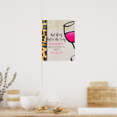 Laatste keer dat je voor de ringing Wilde drukband Poster (Keuken)