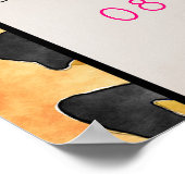 Laatste keer dat je voor de ringing Wilde drukband Poster (Hoek)