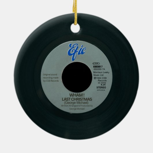 Laatste Keramische Kerstboom Ornament (Achterkant)