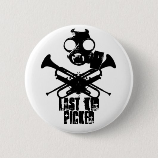 Laatste Kind Picked Gas Mask Roger Button (Voorkant)