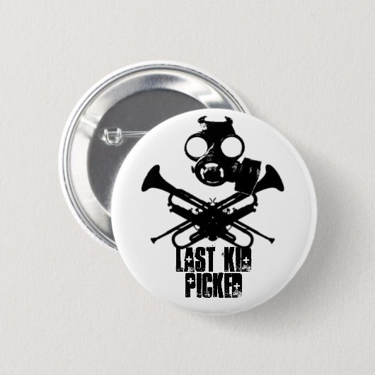 Laatste Kind Picked Gas Mask Roger Button (Voorkant /achterkant)