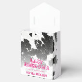 Laatste Koe Afdrukken Hot Pink Vrijgezellenfeest Bedankdoosjes (Geopend)