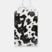 Laatste Koe Afdrukken Hot Pink Vrijgezellenfeest Cadeaulabel (Achterkant)