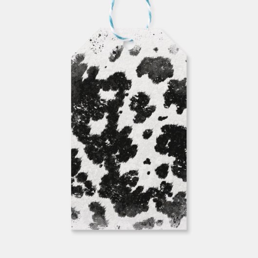 Laatste Koe Afdrukken Hot Pink Vrijgezellenfeest Cadeaulabel (Achterkant)