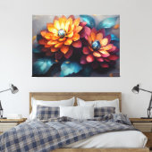 Laatste kunst Collectie #13 Canvas Afdruk (Insitu (Slaapkamer))