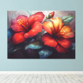 Laatste kunst Collectie #14 Canvas Afdruk (Insitu (Houten vloer))