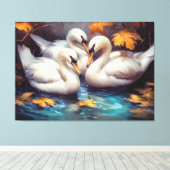 Laatste kunst Collectie #16 Canvas Afdruk (Insitu (Houten vloer))