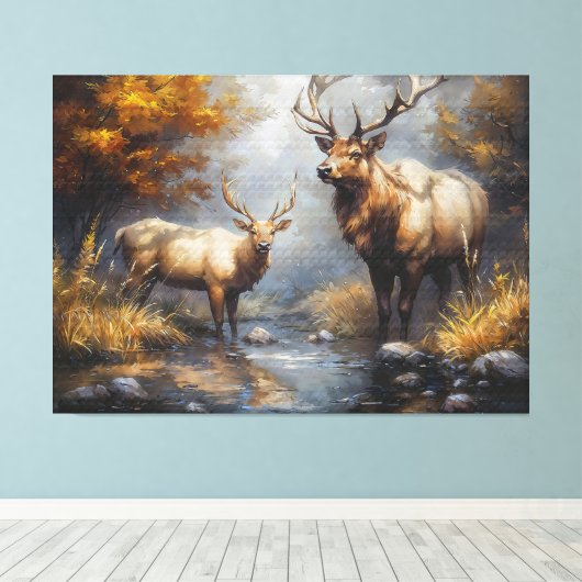 Laatste kunst Collectie #3 Canvas Afdruk (Insitu (Houten vloer))