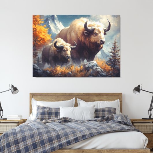 Laatste kunst Collectie #4 Canvas Afdruk (Insitu (Slaapkamer))