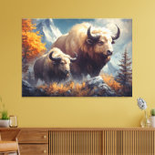 Laatste kunst Collectie #4 Canvas Afdruk (Insitu (Woonkamer))