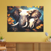 Laatste kunst Collectie #9 Canvas Afdruk (Insitu (Woonkamer))