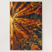 "Laatste licht in het Oerwoud" - Jigsaw Puzzle Legpuzzel (Verticaal)