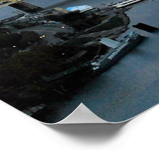 Laatste licht in Pittsburgh Poster (Hoek)