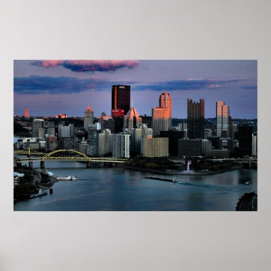 Laatste licht in Pittsburgh Poster (Voorkant)