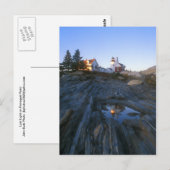 Laatste Licht op Pemaquid Point Briefkaart (Voorkant / Achterkant)