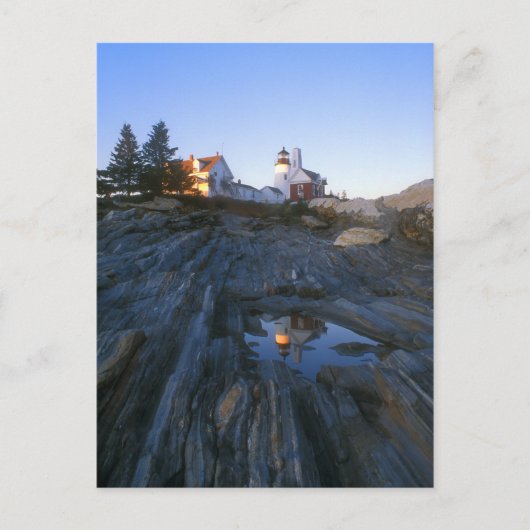 Laatste Licht op Pemaquid Point Briefkaart (Voorkant)